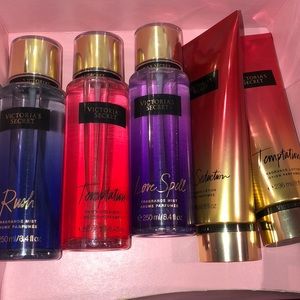 3 perfumes 2 lotions